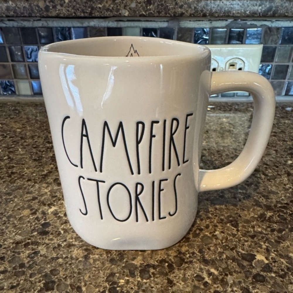 Rae Dunn Campfire Stories mug HTF